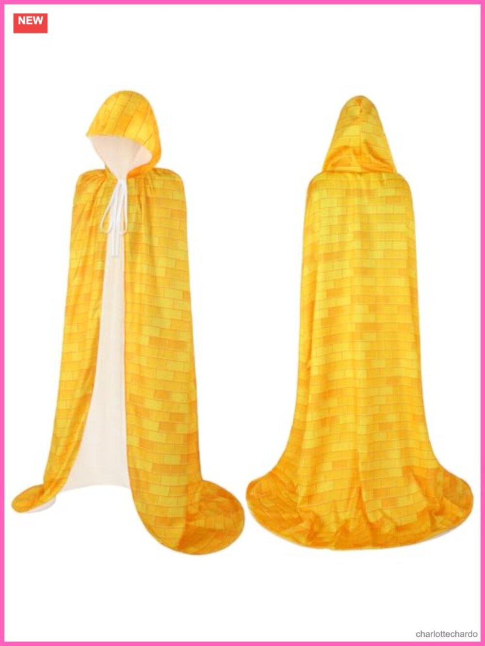Unisex Hooded Cape Robe Cloak Cosplay Costume
